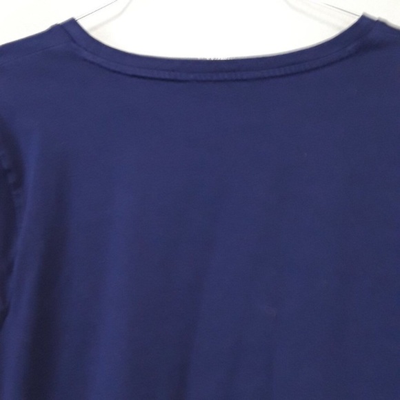 LAUREN RALPH LAUREN Navy Tie Sleeve Sailor Top - Picture 8 of 13